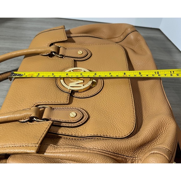 MICHAEL KORS Margo Genuine Leather Satchel - Picture 11 of 15